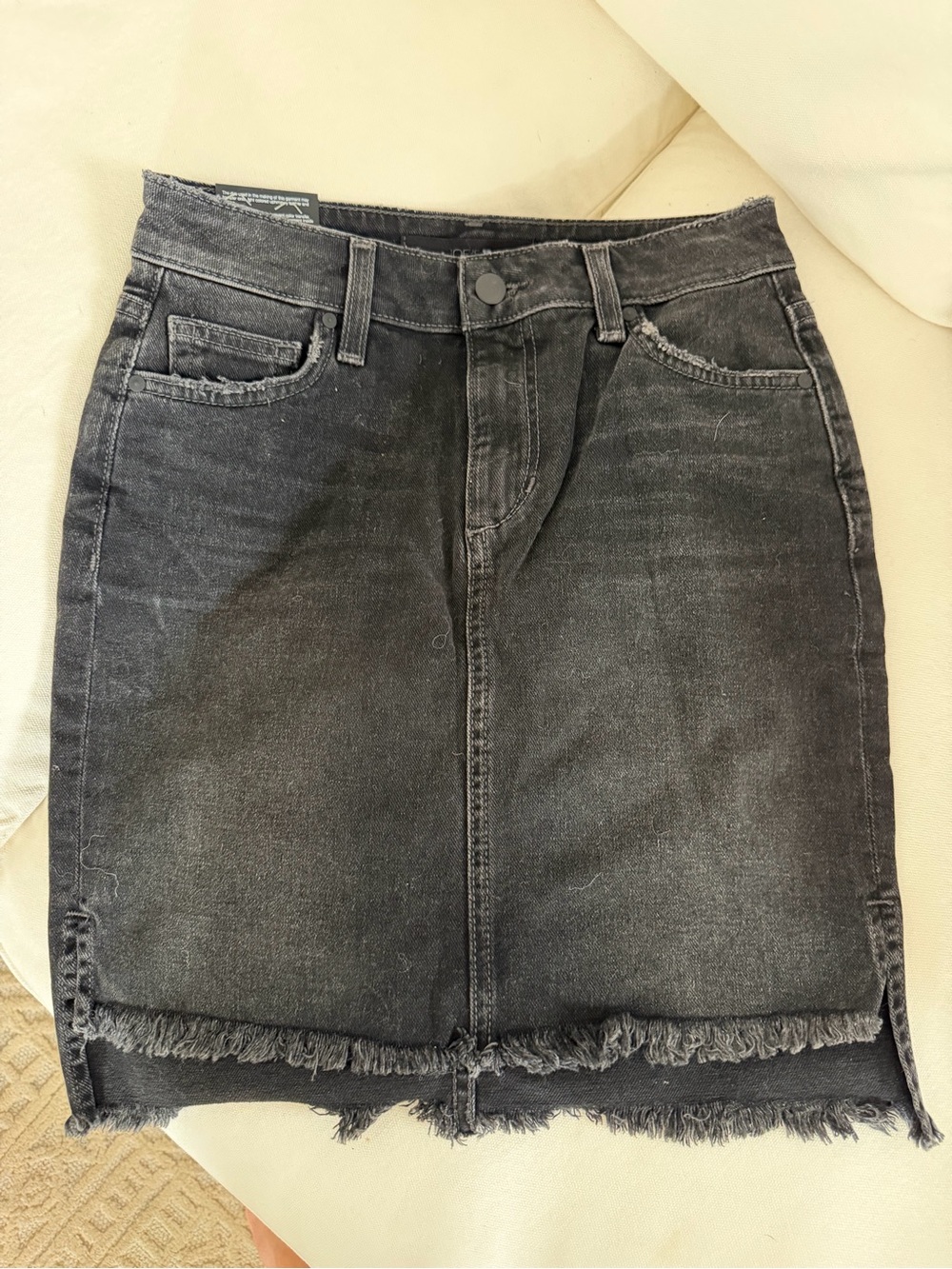 NWT Joes black denim skirt